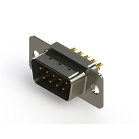 9 Position D-Sub Plug, Male Pins Connector 9 Position D-Sub Plug, Male Pins Connector