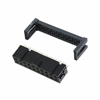 20 Position Rectangular Receptacle Connector IDC Gold 26-28 AWG 20 Position Rectangular Receptacle Connector IDC Gold 26-28 AWG