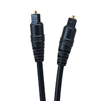 Cable Fiber Optic Toslink Plug To Toslink Plug 12.0' (3.7m) Cable Fiber Optic Toslink Plug To Toslink Plug 12.0' (3.7m)