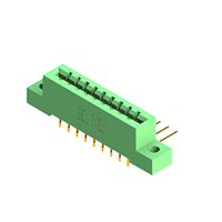 18 Position Female Connector Non Specified - Dual Edge Gold 0.156" (3.96mm) Green 18 Position Female Connector Non Specified - Dual Edge Gold 0.156" (3.96mm) Green