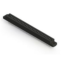 62 Position Female Connector Non Specified - Dual Edge Tin 0.156" (3.96mm) Black 62 Position Female Connector Non Specified - Dual Edge Tin 0.156" (3.96mm) Black