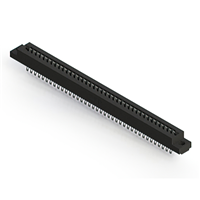 76 Position Female Connector Non Specified - Dual Edge Tin 0.156" (3.96mm) Black 76 Position Female Connector Non Specified - Dual Edge Tin 0.156" (3.96mm) Black