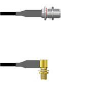 Cable Assembly Coaxial SMA to N-Type RG-58 39.4" (1.0m) 3.3' Cable Assembly Coaxial SMA to N-Type RG-58 39.4" (1.0m) 3.3'