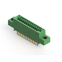 13 Position Female Connector Non Specified - Single Edge Gold 0.100" (2.54mm) Green 13 Position Female Connector Non Specified - Single Edge Gold 0.100" (2.54mm) Green