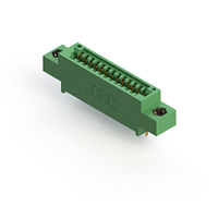 13 Position Female Connector Non Specified - Single Edge Gold 0.100" (2.54mm) Green 13 Position Female Connector Non Specified - Single Edge Gold 0.100" (2.54mm) Green