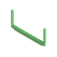 68 Position Female Connector Non Specified - Dual Edge Gold 0.156" (3.96mm) Green 68 Position Female Connector Non Specified - Dual Edge Gold 0.156" (3.96mm) Green