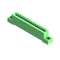 13 Position Female Connector Non Specified - Single Edge Gold 0.156" (3.96mm) Green 13 Position Female Connector Non Specified - Single Edge Gold 0.156" (3.96mm) Green