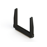 42 Position Female Connector Non Specified - Dual Edge Gold 0.125" (3.18mm) Black 42 Position Female Connector Non Specified - Dual Edge Gold 0.125" (3.18mm) Black