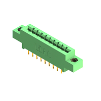 9 Position Female Connector Non Specified - Single Edge Gold 0.156" (3.96mm) Green 9 Position Female Connector Non Specified - Single Edge Gold 0.156" (3.96mm) Green