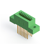 16 Position Female Connector Non Specified - Dual Edge Gold 0.100" (2.54mm) Green 16 Position Female Connector Non Specified - Dual Edge Gold 0.100" (2.54mm) Green