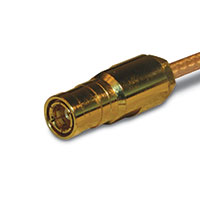 SMB Connector Plug, Female Socket 50 Ohms Free Hanging (In-Line) Solder SMB Connector Plug, Female Socket 50 Ohms Free Hanging (In-Line) Solder