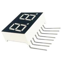 Display Modules - LED Character and Numeric Red 7-Segment 2 Character Common Anode 1.85V 20mA 0.626" H x 0.791" W x 0.276" D (15.90mm x 20.10mm x 7.00mm) 8-DIP Display Modules - LED Character and Numeric Red 7-Segment 2 Character Common Anode 1.85V 20mA 0.626" H x 0.791" W x 0.276" D (15.90mm x 20.10mm x 7.00mm) 8-DIP