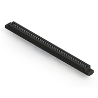 84 Position Female Connector Non Specified - Dual Edge Tin 0.156" (3.96mm) Black 84 Position Female Connector Non Specified - Dual Edge Tin 0.156" (3.96mm) Black