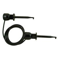 6.0" (152.40mm) Mini Hook To Mini Hook Test Lead 1000V (1kV) 1 Lead, Black 6.0" (152.40mm) Mini Hook To Mini Hook Test Lead 1000V (1kV) 1 Lead, Black