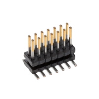 14 Position Header Spacer Connector 0.050" (1.27mm) Gold Surface Mount 14 Position Header Spacer Connector 0.050" (1.27mm) Gold Surface Mount