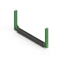 92 Position Female Connector Non Specified - Dual Edge Gold 0.100" (2.54mm) Black 92 Position Female Connector Non Specified - Dual Edge Gold 0.100" (2.54mm) Black