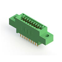 18 Position Female Connector Non Specified - Dual Edge Gold 0.100" (2.54mm) Green 18 Position Female Connector Non Specified - Dual Edge Gold 0.100" (2.54mm) Green