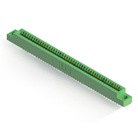 45 Position Female Connector Non Specified - Single Edge Gold 0.100" (2.54mm) Green 45 Position Female Connector Non Specified - Single Edge Gold 0.100" (2.54mm) Green