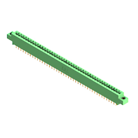 43 Position Female Connector Non Specified - Single Edge Gold 0.156" (3.96mm) Green 43 Position Female Connector Non Specified - Single Edge Gold 0.156" (3.96mm) Green