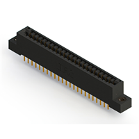 46 Position Female Connector Non Specified - Dual Edge Gold 0.125" (3.18mm) Black 46 Position Female Connector Non Specified - Dual Edge Gold 0.125" (3.18mm) Black