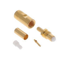 SMB Connector Plug, Female Socket 50 Ohms Free Hanging (In-Line) Crimp SMB Connector Plug, Female Socket 50 Ohms Free Hanging (In-Line) Crimp