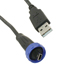 CBL USB2.0 A PLG-MIN B PL W/COUP