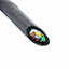 CABLE 6COND 22AWG BLK SHLD 100'