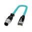 CBL ASSY CIRC 8P M TO RJ45 1.97'