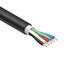 CABLE 5COND 22AWG BLACK TPU