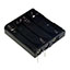 BATTERY HOLDER AAA 4 CELL PC PIN