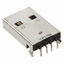 CONN PLUG USB2.0 TYPEA 4POS R/A