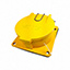 CONN DUMMY RECEPTACLE YELLOW
