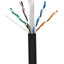 CABLE CAT6 8COND 23AWG BLK SHLD