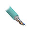 CABLE CAT6A 8CON 26AWG TEAL FEET