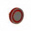 CONFIG SWITCH LENS RED ROUND