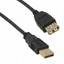 CBL USB2.0 A RCPT TO A PLUG 10'