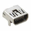 CONN RCPT USB2.0 MINI AB 5P R/A