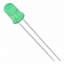 Round with Domed Top, 5mm (T-1 3/4), 5.00mm_Green