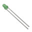 LED GREEN DIFFUSED 3MM ROUND T/H
