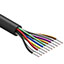 CABLE 10COND 28AWG BLACK 1M
