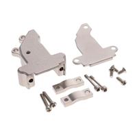 9 ตำแหน่ง ฝาหลังสองชิ้น คอนเนคเตอร์ เงิน 45° ชิลด์