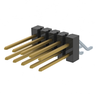 Connector Header Surface Mount, Right Angle 10 position 0.100" (2.54mm)