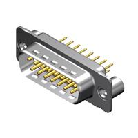 15 Position D-Sub Plug, Male Pins Connector