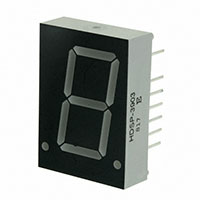 Display Modules - LED Character and Numeric Red 7-Segment 1 Character Common Cathode 2.6V 100mA 1.090" H x 0.786" W x 0.330" D (27.69mm x 19.96mm x 8.38mm) 18-DIP