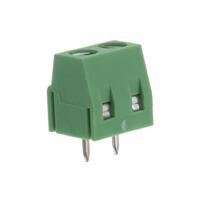 2 Position Wire to Board Terminal Block Horizontal with Board 0.197" (5.00mm) Through Hole