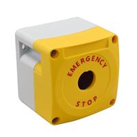 Schakelkast Plastic, ABS Geel Afneembare schroefdeksel 3,386" L x 3,386" B (86,00mm x 86,00mm) X 2,953" (75,00mm)