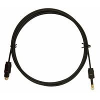 Cable Fiber Optic Toslink Plug To Mini Toslink Plug 6.6' (2.0m)