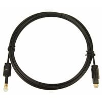 Cable Fiber Optic Toslink Plug To Mini Toslink Plug 8.2' (2.5m)