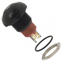 按鈕開關 SPST-常開 標準型、發光式 正面安裝式面板安裝