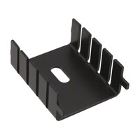 Heat Sink TO-126, TO-127, TO-220 Aluminum 1.0W @ 70°C Board Level, Vertical